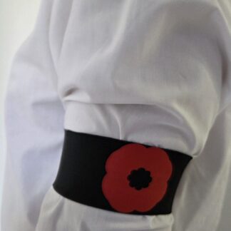 Poppy Black Arm Bands For Remembrance Day